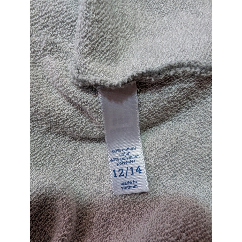 NFL Team Apparel Seattle Seahawks Kids 12/14 Hoodie Gray Navy Blue LOVE Glitter - Picture 7 of 9